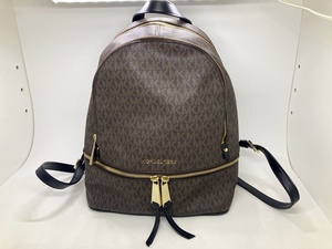 ◆◆【MICHAEL KORS】 マイケルコース MK柄 リュックサック デイパック 総柄 oi ◆◆