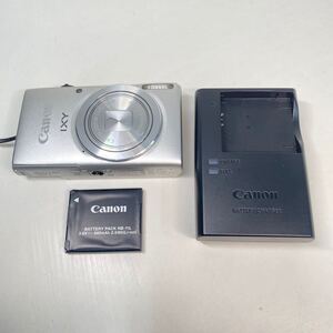 1円〜 11M Canon IXY 100F コンパクトデジタルカメラ 動作確認済 キャノン HD Wi-Fi デジカメ コンデジ 充電 バッテリー シルバーカラー