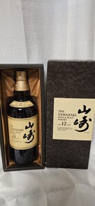 冷暗場保管 未開封　 山崎　12年　 PURE MALT WHISKY SUNTORY サントリー　750ml 箱付き YAMAZAKI ピュアモルト ウイスキー