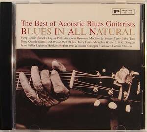 中古CD / BLUES IN ALL NATURAL : THE BEST OF ACOUSTIC BLUES GUITARISTS / 日本盤 / ブルースギター入門アコースティック編