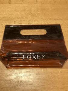 新品未使用　FOXEY フォクシー　ノベルティ　PVCミニバック　