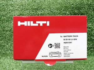 未使用 HILTI ヒルティ NURON バッテリーパック リチウムイオン B22-55 ②