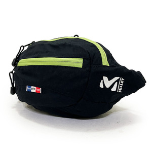 ミレー アーク ウエストバッグ ブラック イエロー MILLET ARK WAISTBAG 正規品 本物 トラベル 旅行 タウンユース ボディバッグ 黒 MIS0122