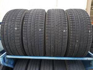 スタッドレス 215/55R17 94Q【2018年製・中古4本・5.5～6.4mm溝】BRIDGESTONE(ブリヂストン) BLIZZAK VRX2