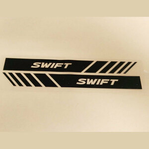 SWIFT　スイフト　ドアミラーステッカー　ブラック（黒）１セット