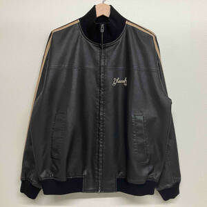 glamb SYNTH LEATHER TRACK JACKET グラム シンセ レザー トラック ジャケット GB0324/JKT10 サイズS