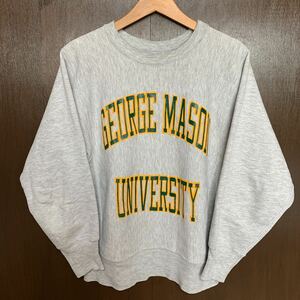 80s チャンピオン リバースウィーブ スウェット トレーナー GEORGE MASON カレッジプリント サイズS USA製 vintage ビンテージ古着 90s