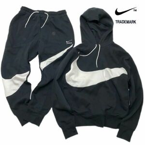 NIKE ナイキ テックフリース swoosh 上下セット 黒 XL DD8223/DH1024-010 23-0407-6-3/4