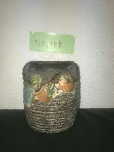 インテリア 陶器 レトロ ビンテージ 花瓶 No.111