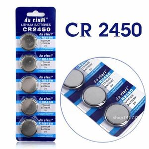 リチウム ボタン 電池 CR2450（5個 1シート）DL2450 KECR2450-1 CR2450N 相当品