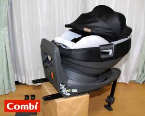 ◆Ｑ◆美品 Combi 360度回転 THE S（ザ エス）ISOFIXエッグショック◆新生児～コンビ◆新安全基準R129