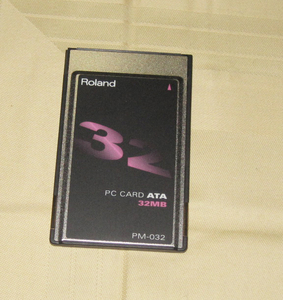 ★ROLAND PC CARD ATA 32MB PM-032★OK!!★MADE in JAPAN★