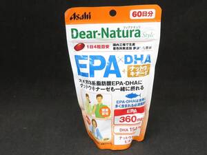 未開封 アサヒ ディアナチュラスタイル EPA DHA ナットウキナーゼ 60日分　*1118