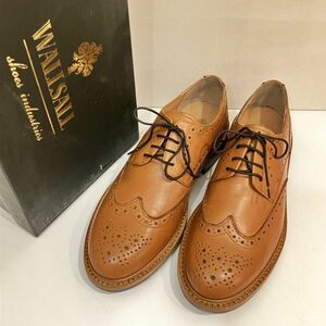 新品未使用/WALLSALL/サイズ43/WING TIP/TAN/グッドイヤーウェルト/27ー27,5cm