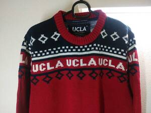 未使用タグ付き★ユナイテッドアローズ購入★UCLA★セーター★赤　Mサイズ