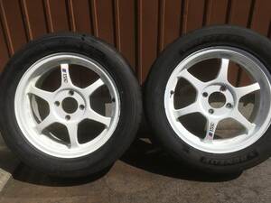 希少　SSR TYPE-C 15×6J ＋45 PCD100 4H 195/55R15 デイレッツアZ II+