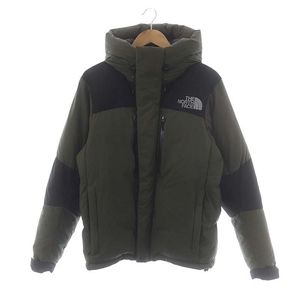 ザノースフェイス THE NORTH FACE ND91950 Baltro Light Jacket ダウンジャケット アウター フード付き L 黒 ブラック 緑 グリーン /YQ ■O