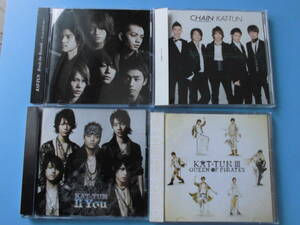 中古ＣＤ◎ＫＡＴ－ＴＵＮ　４枚まとめて（Break the Records・ＣＨＡＩＮ・Ⅱ　Ｙｏｕ・Ⅲ QUEEN OF PIRATES）◎