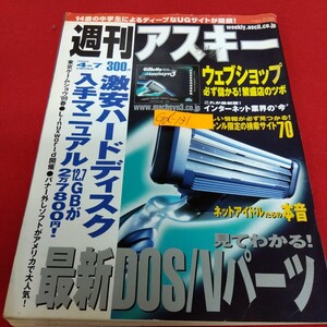 Gd-131/週刊アスキー 1999年4月7日号 激ハードディスク 安入手マニュアル ネットアイドルたちの本音/L10/70106