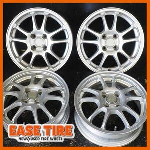 BRIDGESTONE ECO FORME【 15×5.5J +45 100 4H 4本 】アクア ヴィッツ マーチ スイフト デミオ等