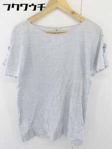 ◇ ◎ A day in the life UNITED ARROWS チュニック 半袖 Tシャツ カットソー グレー系 レディース