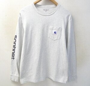 ◆carhartt カーハート SOPHNET ソフネット soph 20 l/s pocket t shirt クルーネック ポケット付き ロンT Tシャツ グレー サイズXS