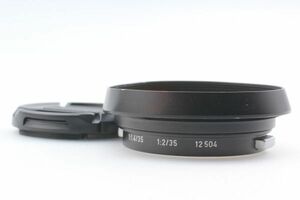 やや使用感あり★ ライカ Leica Leitz Wetzlar 12504 レンズフード Summicron Summilux ズミクロン ズマルックス 35mm レンズ用 完動品