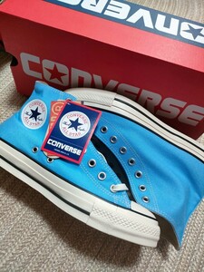 新品 未使用 CONVERSE ALL STAR HI ライトブルー 27cm コンバース オールスター ハイカット リアクト スニーカー 水色