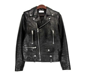 サンローラン パリ SAINT LAURENT PARIS 【 L01 Classic Motorcycle 】 クラシック モーターサイクル レザー ライダーズ ジャケット w21547