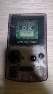 ゲームボーイカラー 本体のみ クリアパープル　GBC GAMEBOY COLOR