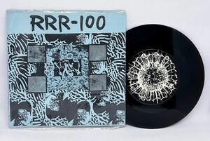 送料込即決【限定300枚】珍盤!100曲入り7インチレコード『RRR-100』Various(ジム・オルーク、メルツバウ、キャロライナー・レインボー 他)