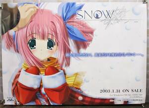 スノー SNOW アニメ 2003 ゲーム CD DVD ポスター B2★Z0423