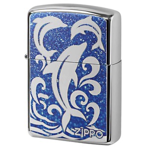 Zippo ジッポライター アーマー ドルフィン イルカ ニッケルメッキ ARMOR DOLPHIN A プレゼント 贈り物 女性 かわいい メール便可