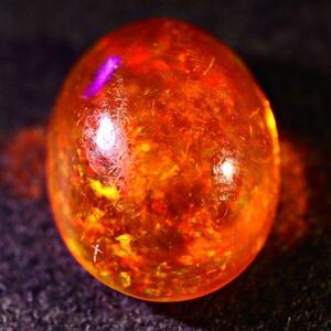 真紅&最高級&遊色抜群!!2.015ct 天然ファイアオパール メキシコ産＜ルース ファイヤオパール fire opal 宝石 jewelry natural ジュエリー＞