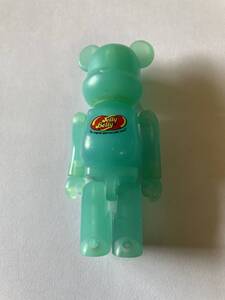 Jelly Belly　ジェリービーン　ブルー　 BE@RBRICK 100% ベアブリック　MEDICOM TOY　メディコムトイ