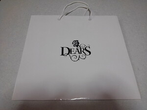 〇　ガクト Gackt　【　DEARS　バッグ　】　大きさ約33×30cm　底面10cm