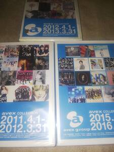 非売品未開封CD3枚セット avex COLLECTION FOR SHAREHOLDERS ONLY 2012 2013 2016 浜崎あゆみ 安室奈美恵 和楽器バンド trf 東方神起 EXILE