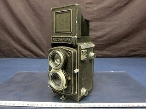 L0729 RICOHFLEX リコーフレックス 二眼レフカメラ CITIZEN-MXV RIKEN RICONAR f=8cm 1：3.5 ケース付