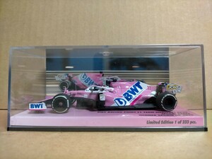 最終1点 海外別注品 PMA 1/43 BWT レーシングポイント メルセデス F1 RP20 S.ペレス No.11 2020 サヒールGP ウィナー 限定333台