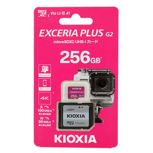 キオクシア microSDXCメモリーカード EXCERIA PLUS G2 KMUH-B256G 256GB [管理:1000029199]