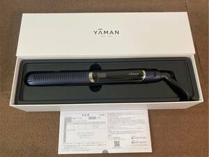 【中古品】YAMAN ヤーマン YJHB0L スムースアイロンフォトイオン ネイビー 通電動作確認済