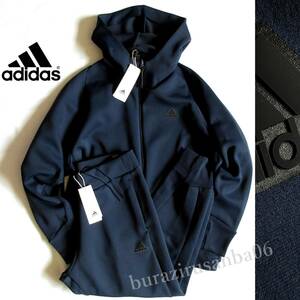 メンズ XL◆未使用 定価27,500円 adidas Z.N.E. アディダス 高機能 保温素材 COLD.RDY スウェット ジップパーカー パンツ セットアップ