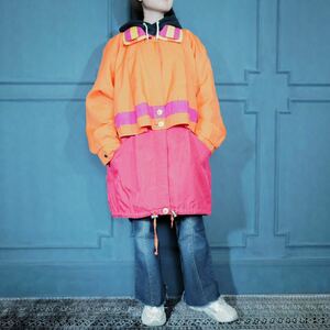 USA VINTAGE Gallery COLORFUL DESIGN RAIN COAT/アメリカ古着カラフルデザインレインコート