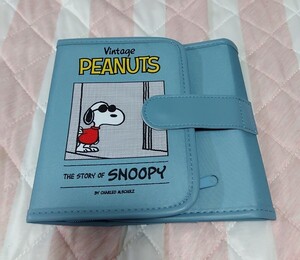 スヌーピー　PEANUTS　未使用　　ブック型ポーチ　InRed 特別付録