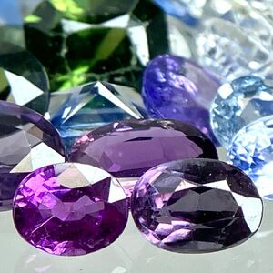 1円〜!!≪天然カラーサファイアおまとめ50.5ct≫n 裸石 宝石 jewelry sapphire コランダム blue white green purple w4 16