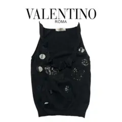 定価約17万 VALENTINO ROMA ヴァレンティノ ノースリーブ ニット