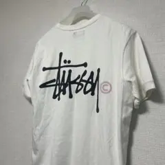 ★大人気デザイン★ stussy tシャツ  ロゴシャツ　白　コピーライト