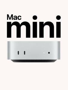 【新品未使用】本体mac mini M4 10コアCPU10コアGPU16GBユニファイドメモリ512GB SSDストレージ 脚注 