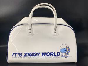 【 昭和レトロ ジギー バッグ スクールバッグ 】ZIGGY 学研 当時物 レトロ キャラクター