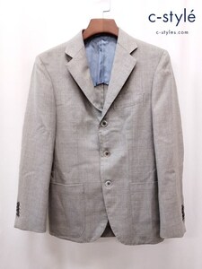 G403 [人気] BEAMS ビームス ジャケット 037 グレー TAILOR-JK 3B Vitale Baeberis Canonico | G★